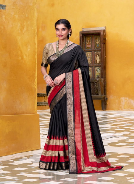 Meeshrii Ynf7049 Poly Cotton Printed With Zari Weaving Work Saree Wholesale Market In Surat